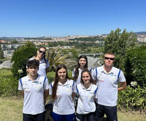 Nadadores do CNAL que participaram 