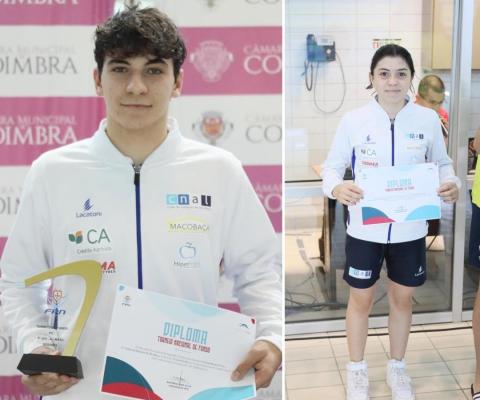 Nadadores do CNAL que participaram 