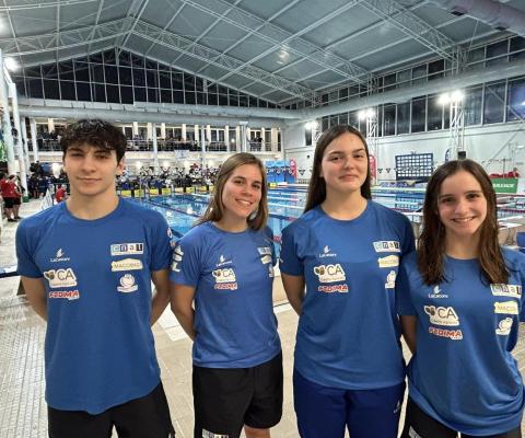 Nadadores do CNAL que participaram 