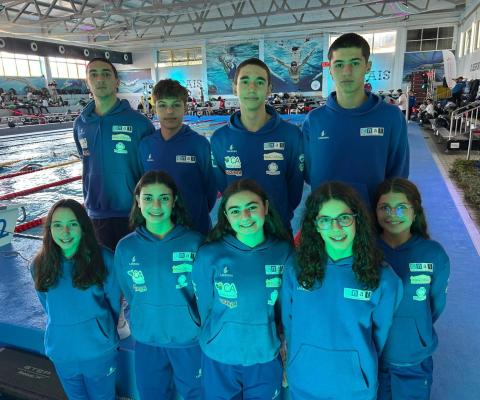 Atletas presentes no XXII Meeting Internacional do Estoril