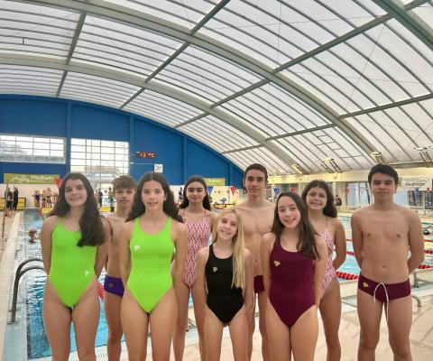Atletas presentes no Campeonato Interdistrital Infantis