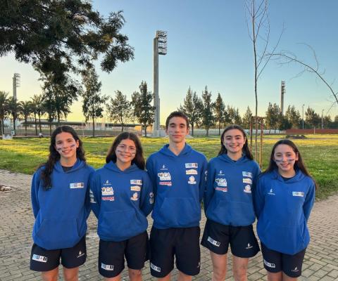 Atletas presentes no Torneio Zonal de Infantis – Zona Sul