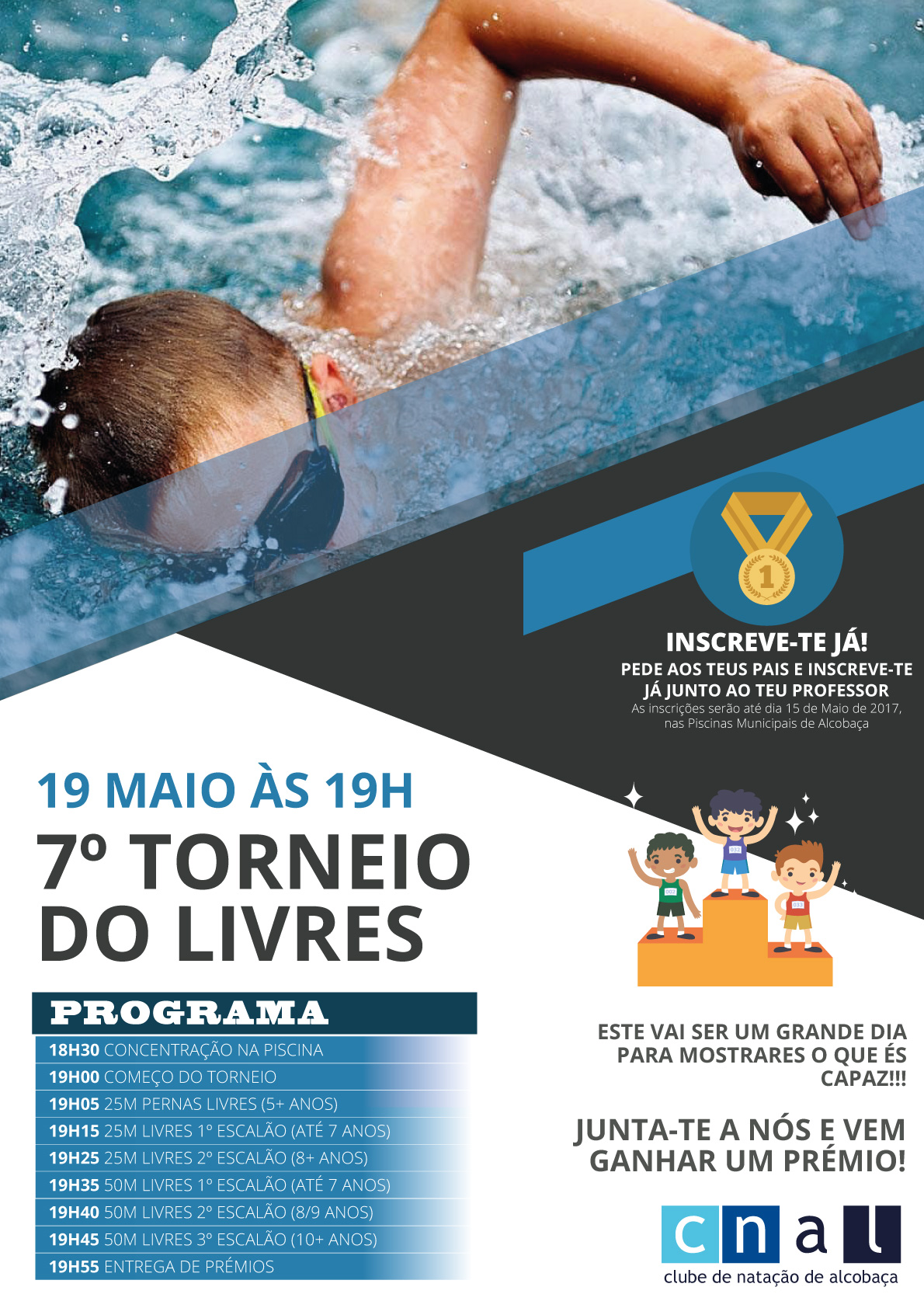 Cartaz do sétimo festival do crol