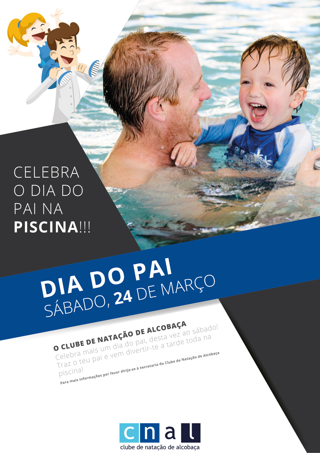 Cartaz do dia do Pai 2018