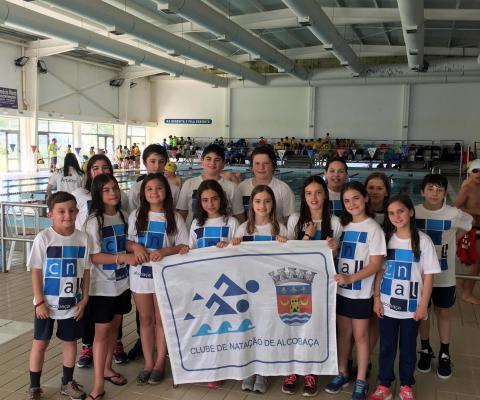Equipa de Cadetes que representou o Clube de Natação de Alcobaça no 6 ºTorneio  Benedita Sport Club Natação