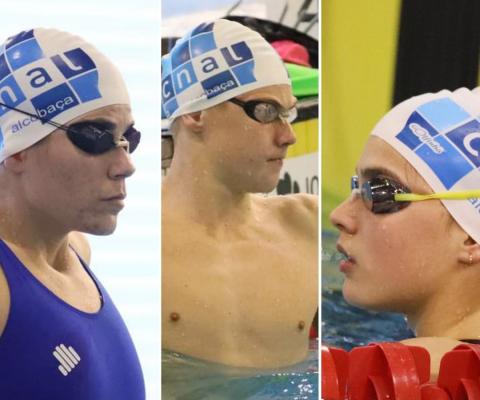 Nadadores do CNAL que participaram 