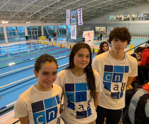 Nadadores do CNAL que participaram 