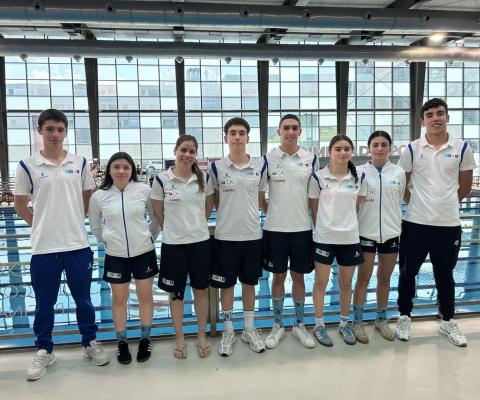 Nadadores do CNAL que participaram 