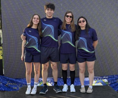 Nadadores do CNAL que participaram 