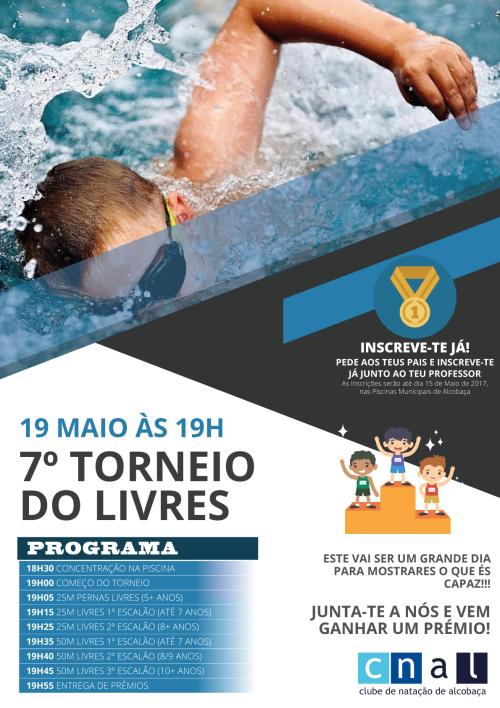 Cartaz do sétimo festival do crol