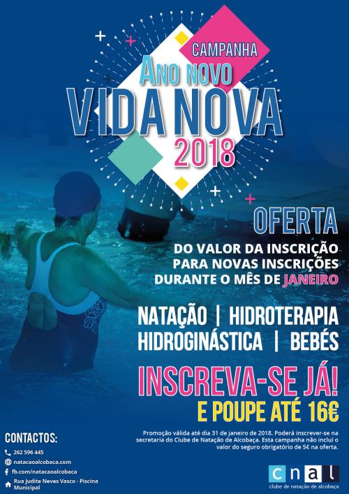 Cartaz da Campanha "Ano novo Vida Nova"